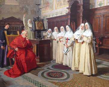 Salvatore Frangiamore - La visite du cardinal